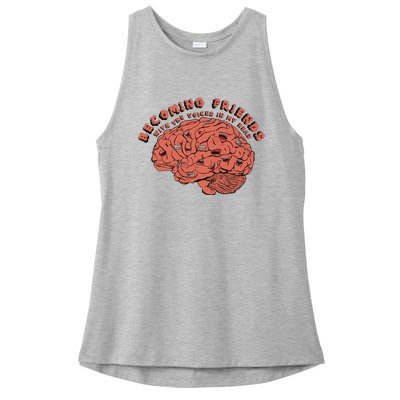 Becoming Friends with The Voices in My Head Ladies PosiCharge Tri-Blend Wicking Tank