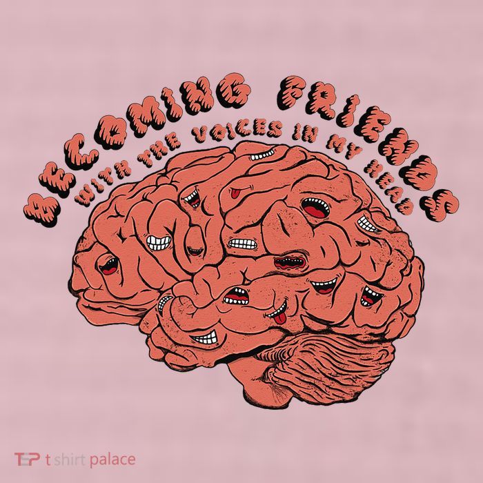 Becoming Friends with The Voices in My Head 25L Jumbo Tote