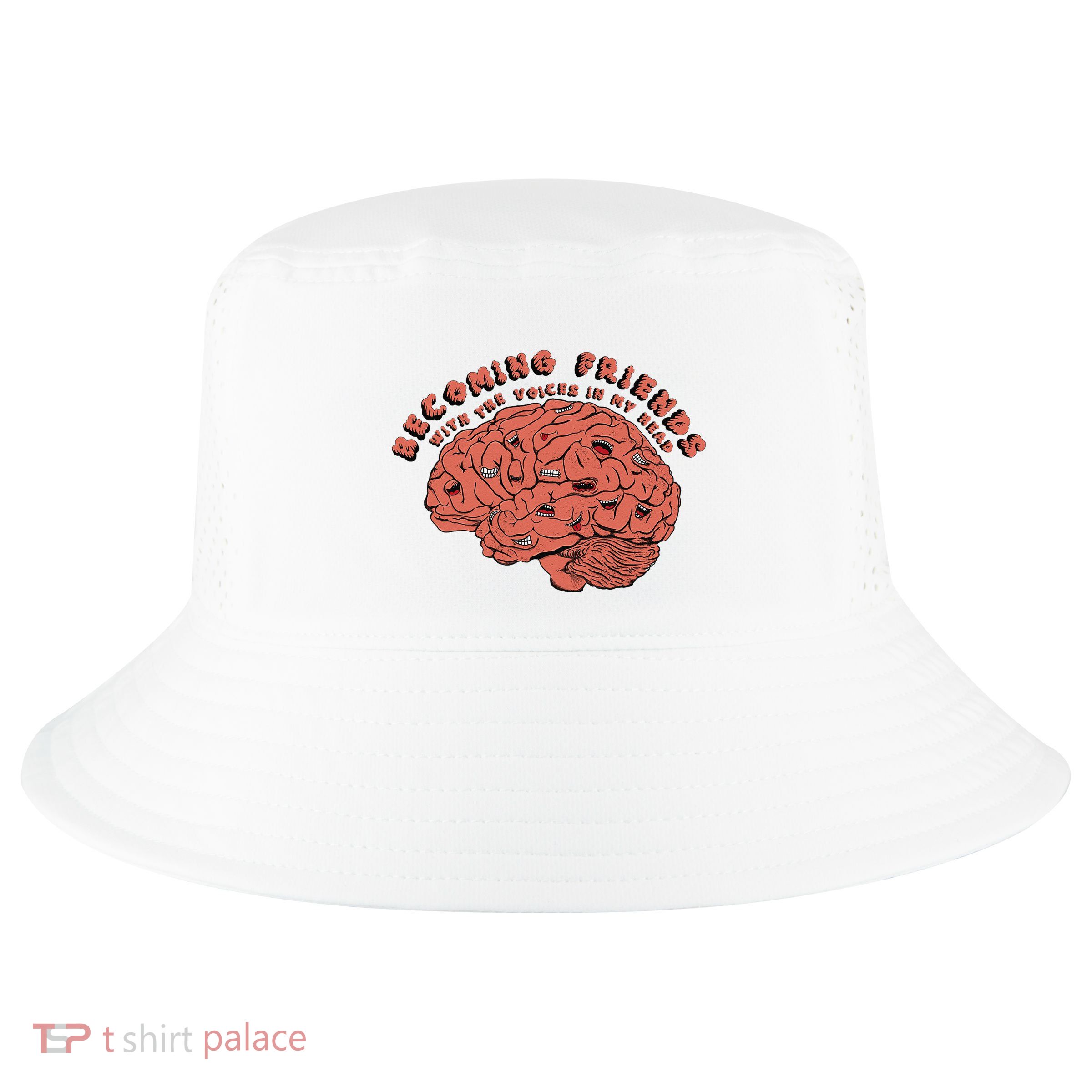 Becoming Friends with The Voices in My Head Cool Comfort Performance Bucket Hat