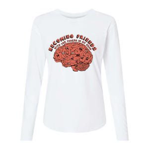 Becoming Friends with The Voices in My Head Womens Cotton Relaxed Long Sleeve T-Shirt