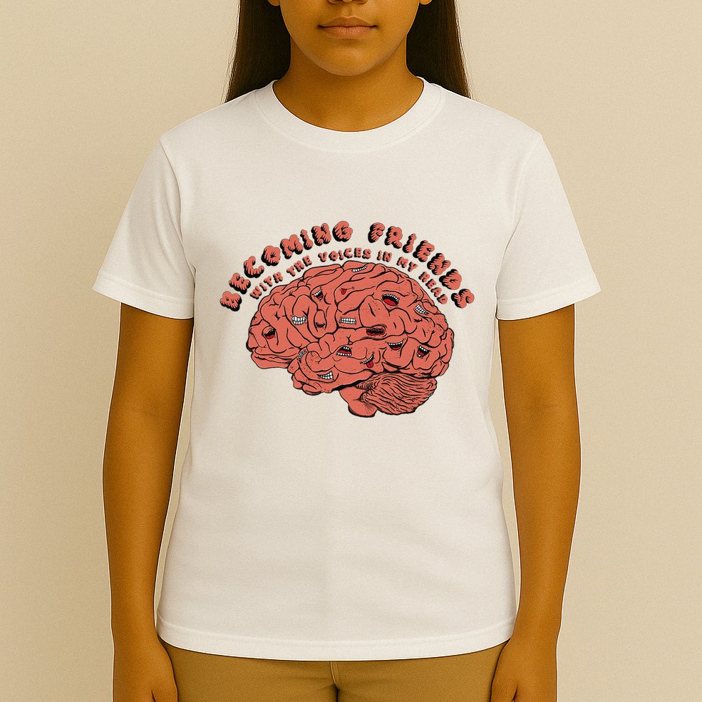 Becoming Friends with The Voices in My Head T-Shirt