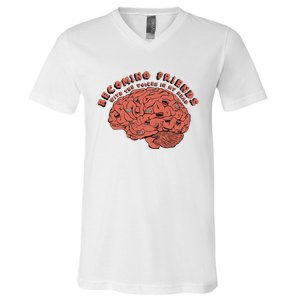 Becoming Friends with The Voices in My Head V-Neck T-Shirt