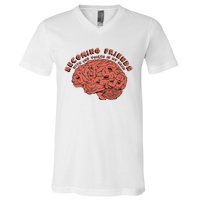 Becoming Friends with The Voices in My Head V-Neck T-Shirt