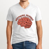 Becoming Friends with The Voices in My Head V-Neck T-Shirt