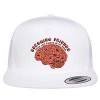 Becoming Friends with The Voices in My Head Flat Bill Trucker Hat