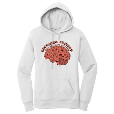 Becoming Friends with The Voices in My Head Women's Pullover Hoodie