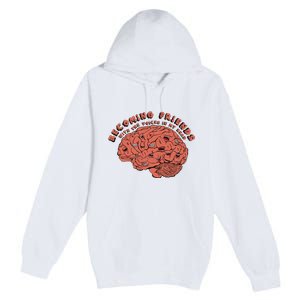 Becoming Friends with The Voices in My Head Premium Pullover Hoodie