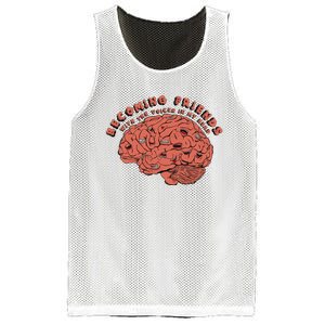 Becoming Friends with The Voices in My Head Mesh Reversible Basketball Jersey Tank