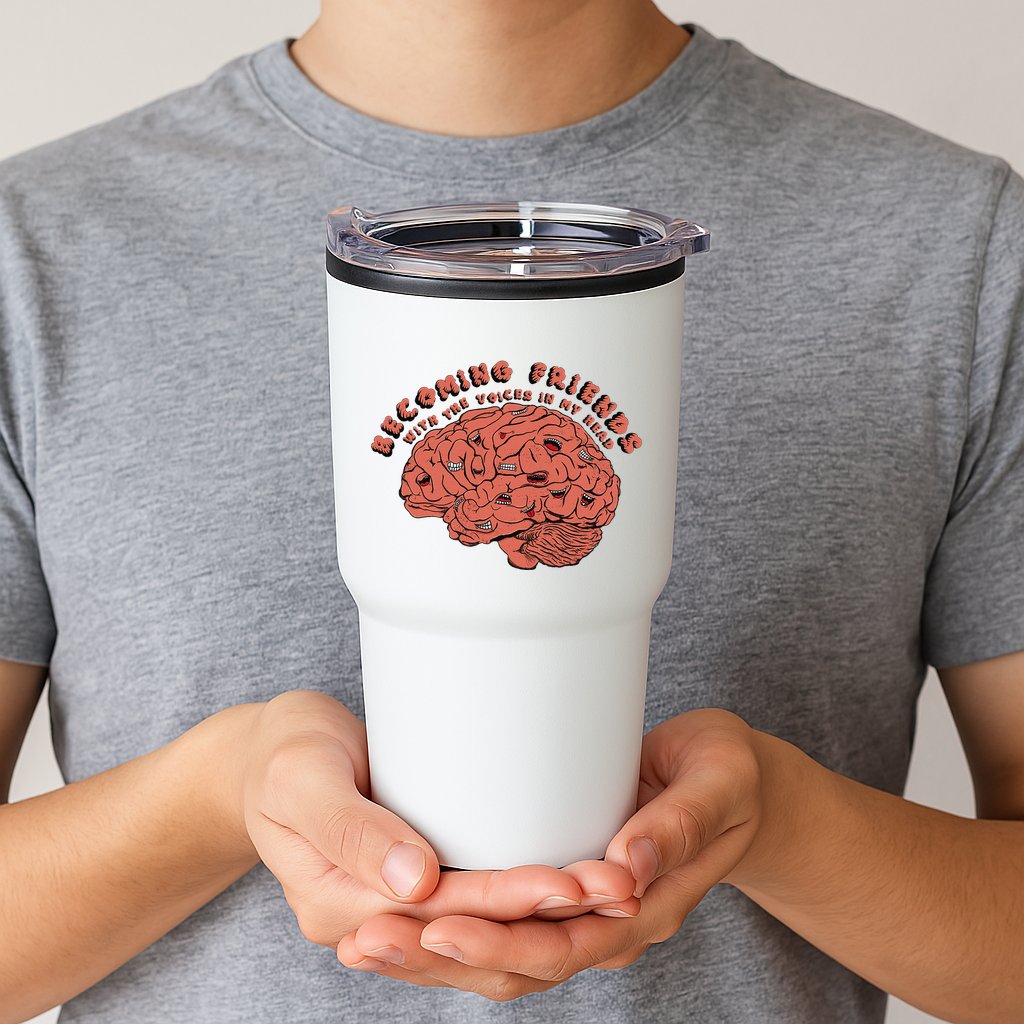 Becoming Friends with The Voices in My Head Tumbler