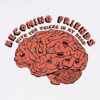 Becoming Friends with The Voices in My Head Youth Performance Sprint T-Shirt