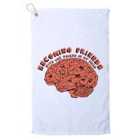 Becoming Friends with The Voices in My Head Golf Towel