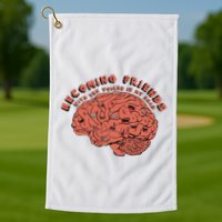 Becoming Friends with The Voices in My Head Golf Towel