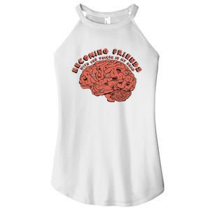 Becoming Friends with The Voices in My Head Women's Perfect Tri Rocker Tank