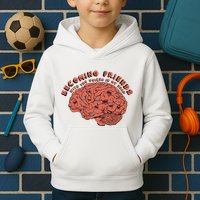 Becoming Friends with The Voices in My Head Kids Hoodie