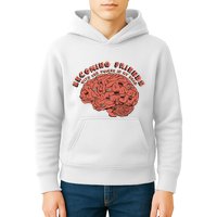 Becoming Friends with The Voices in My Head Kids Hoodie
