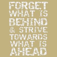 Bible Forget What Is Behind & Strive Towards What Is Ahead Mousepad