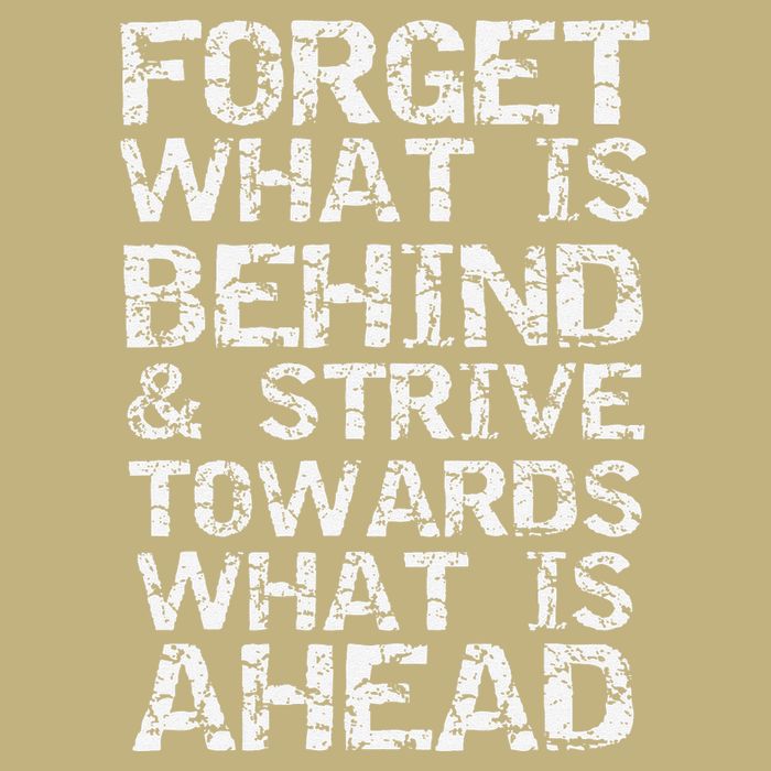 Bible Forget What Is Behind & Strive Towards What Is Ahead Mousepad