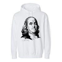 Benjamin Franklin We The People Constitution  Garment-Dyed Fleece Hoodie