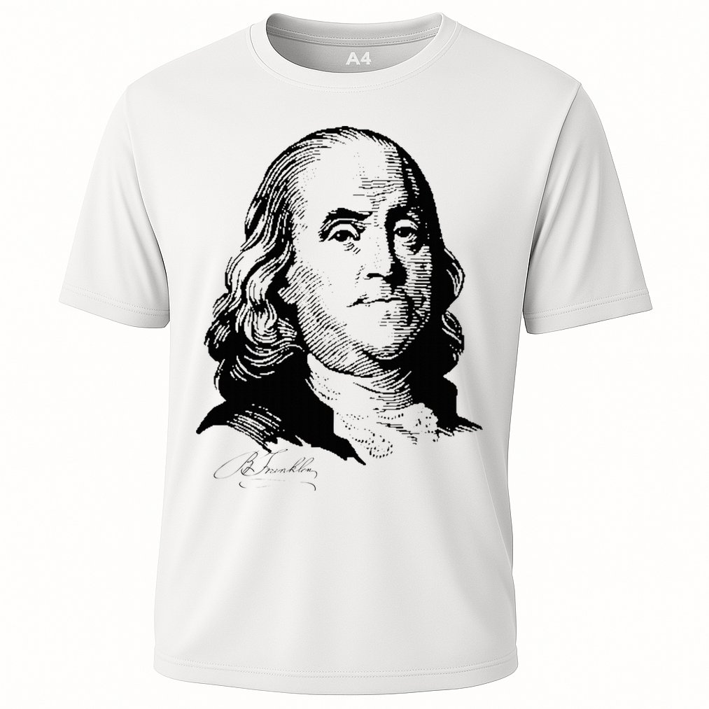 Benjamin Franklin We The People Constitution  Performance Shirt