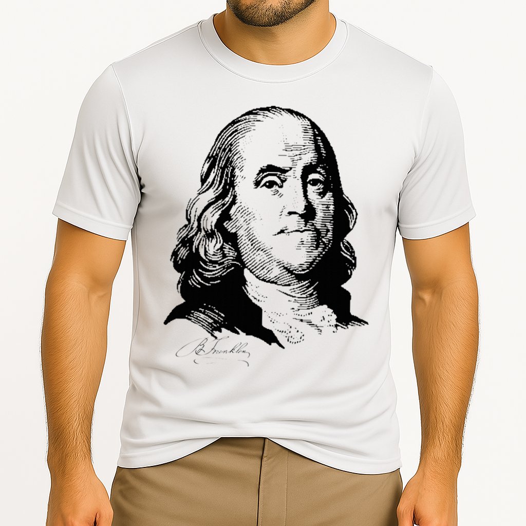 Benjamin Franklin We The People Constitution  Performance Shirt