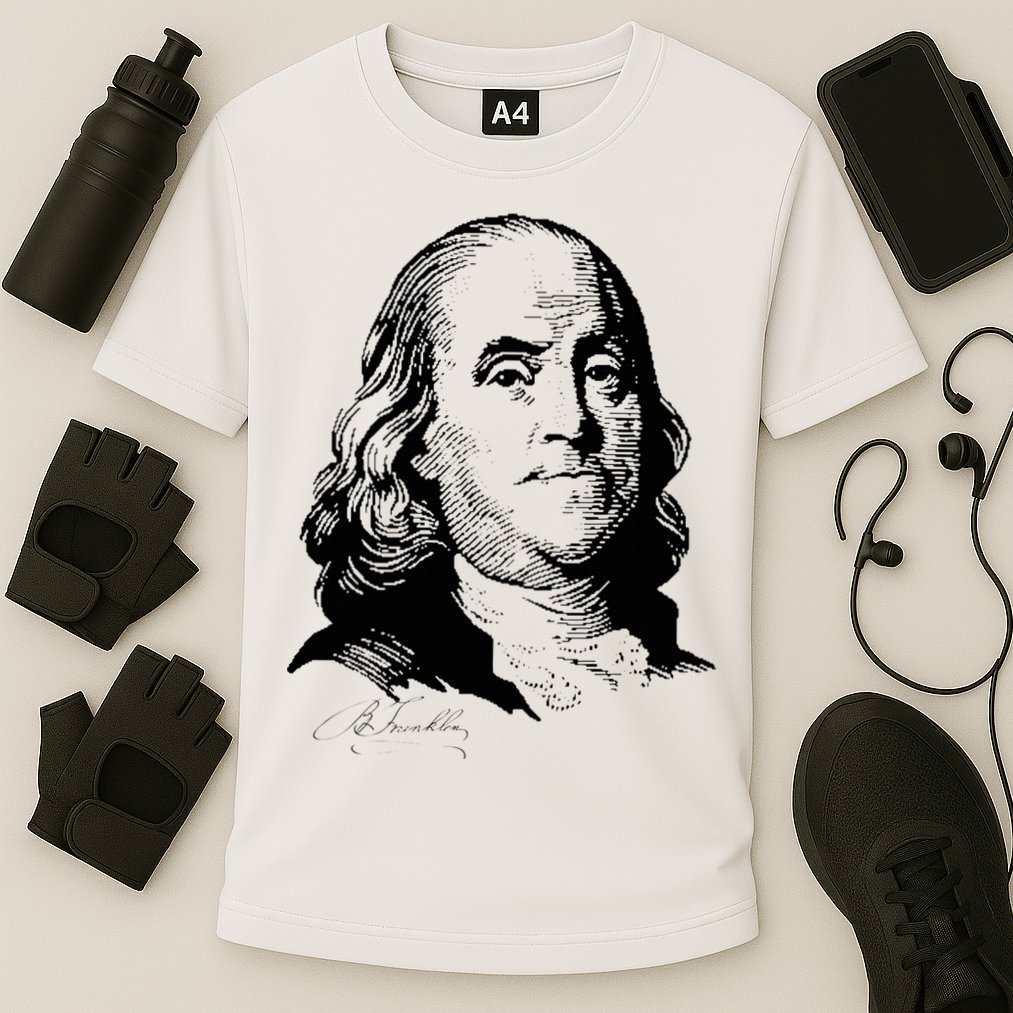 Benjamin Franklin We The People Constitution  Performance Shirt