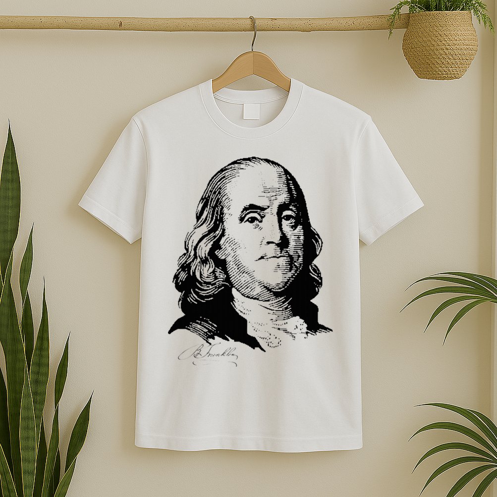 Benjamin Franklin We The People Constitution  T-Shirt