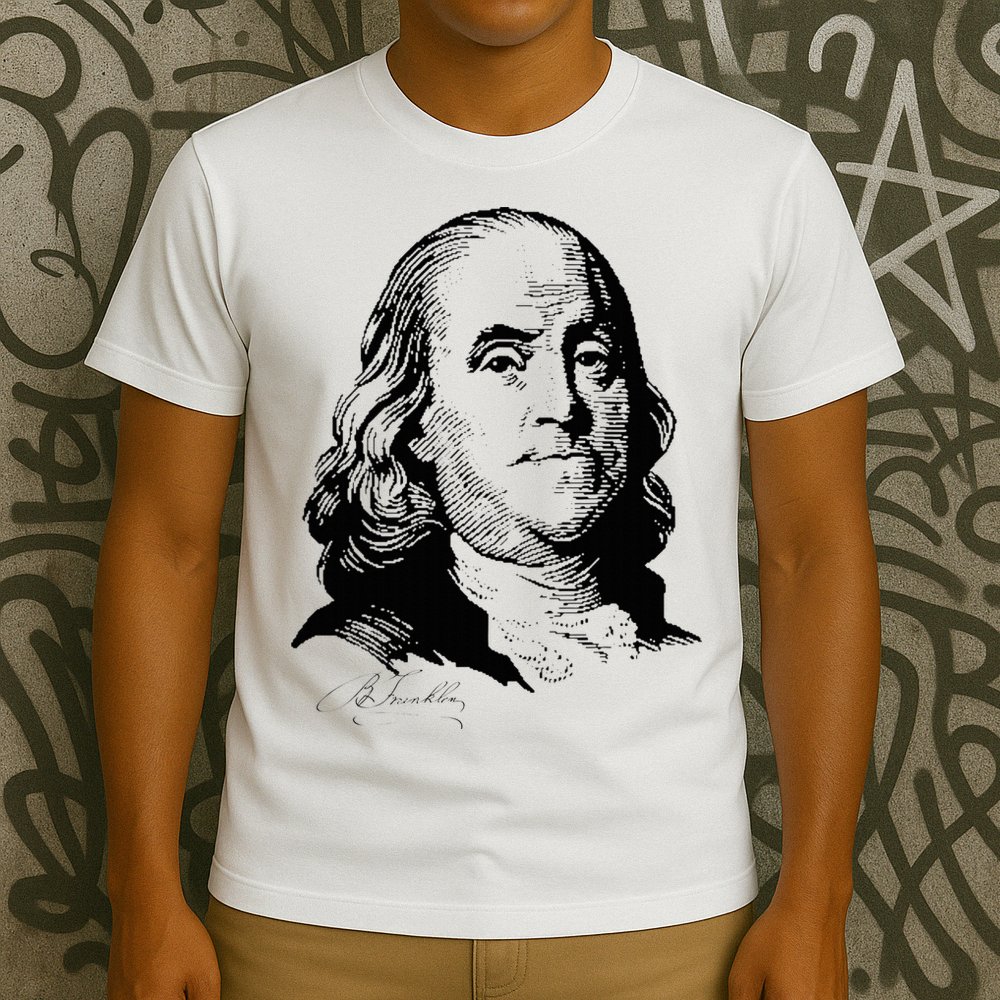 Benjamin Franklin We The People Constitution  T-Shirt