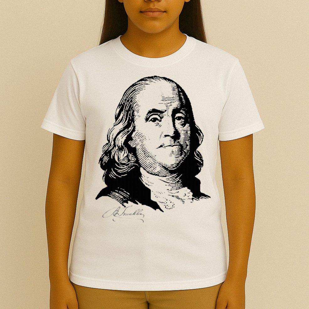Benjamin Franklin We The People Constitution  T-Shirt