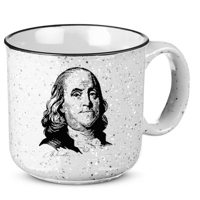 Benjamin Franklin We The People Constitution  15oz Campfire Ceramic Mug