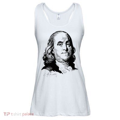 Benjamin Franklin We The People Constitution  Ladies Essential Flowy Tank