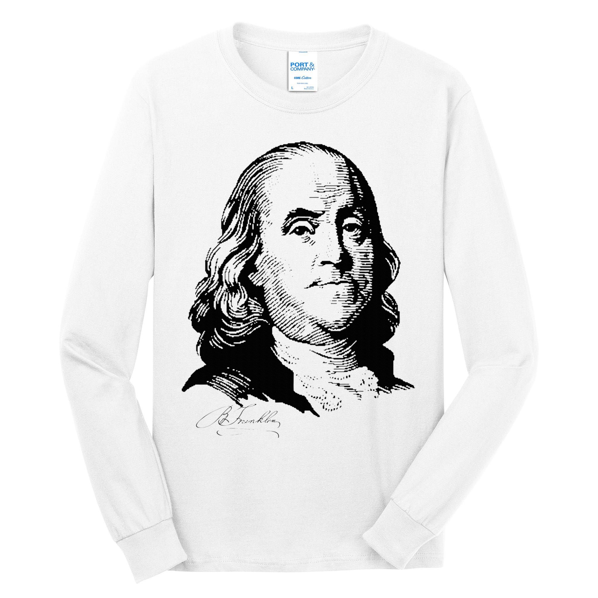 Benjamin Franklin We The People Constitution  Tall Long Sleeve T-Shirt