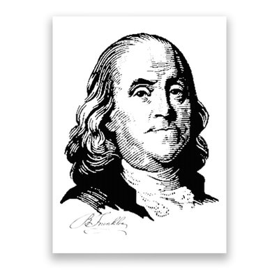 Benjamin Franklin We The People Constitution  Poster