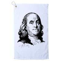 Benjamin Franklin We The People Constitution  Golf Towel