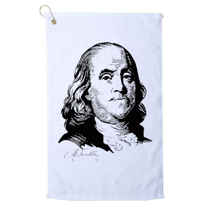 Benjamin Franklin We The People Constitution  Golf Towel