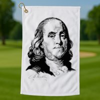 Benjamin Franklin We The People Constitution  Golf Towel