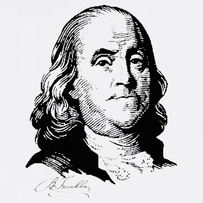 Benjamin Franklin We The People Constitution  Golf Towel