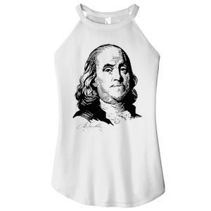 Benjamin Franklin We The People Constitution  Women's Perfect Tri Rocker Tank