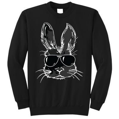 Bunny Face With Sunglasses For Easter Day Sweatshirt