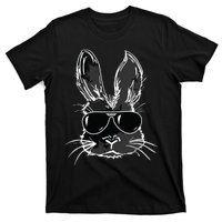 Bunny Face With Sunglasses For Easter Day T-Shirt