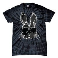 Bunny Face With Sunglasses For Easter Day Tie-Dye T-Shirt