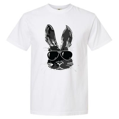 Bunny Face With Sunglasses For Easter Day Garment-Dyed Heavyweight T-Shirt