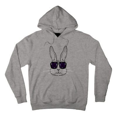 Bunny Face With Sunglasses Easter Day Tall Hoodie