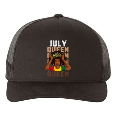 Birthday For Women July Queen African Yupoong Adult 5-Panel Trucker Hat