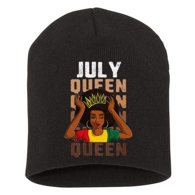 Birthday For Women July Queen African Short Acrylic Beanie