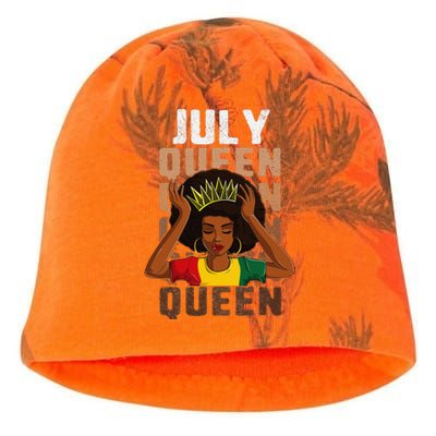 Birthday For Women July Queen African Kati - Camo Knit Beanie