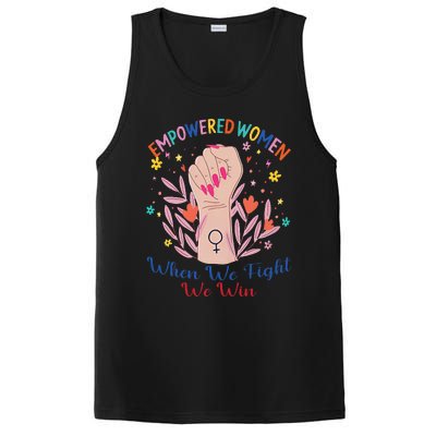 Boho Flower Wo When We Fight We Win Kamala Supporter PosiCharge Competitor Tank