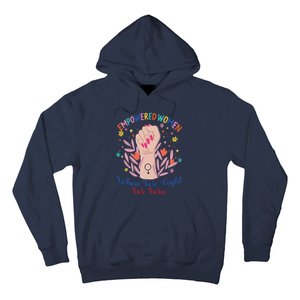 Boho Flower Wo When We Fight We Win Kamala Supporter Hoodie