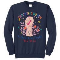 Boho Flower Wo When We Fight We Win Kamala Supporter Sweatshirt