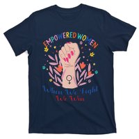 Boho Flower Wo When We Fight We Win Kamala Supporter T-Shirt