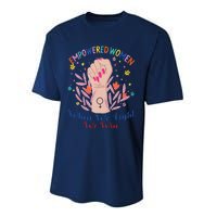 Boho Flower Wo When We Fight We Win Kamala Supporter Performance Sprint T-Shirt